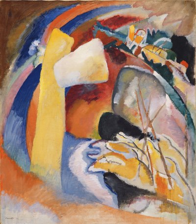 Study for Painting with White Form by Wassily Kandinsky